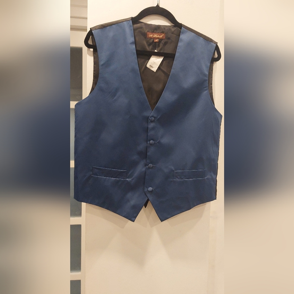 St. Patrick Green and Blue Vest Satin Finish - Picture 6 of 8